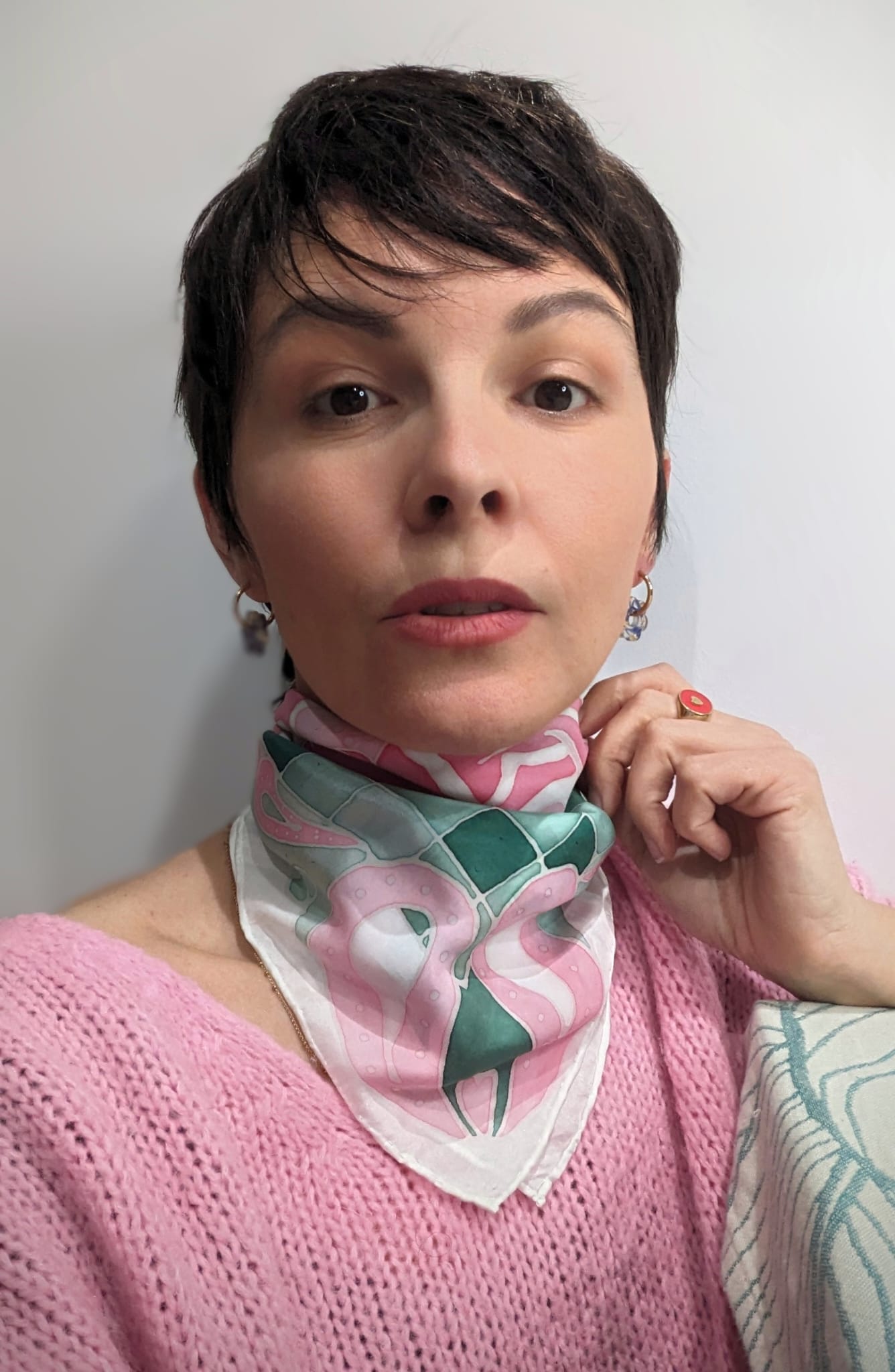 Peinture sur soie "Foulard" – Image 5