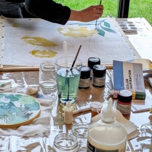 Peinture sur soie "Foulard" – Image 7