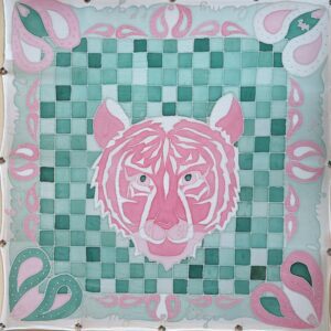Peinture sur soie "Foulard" – Image 8