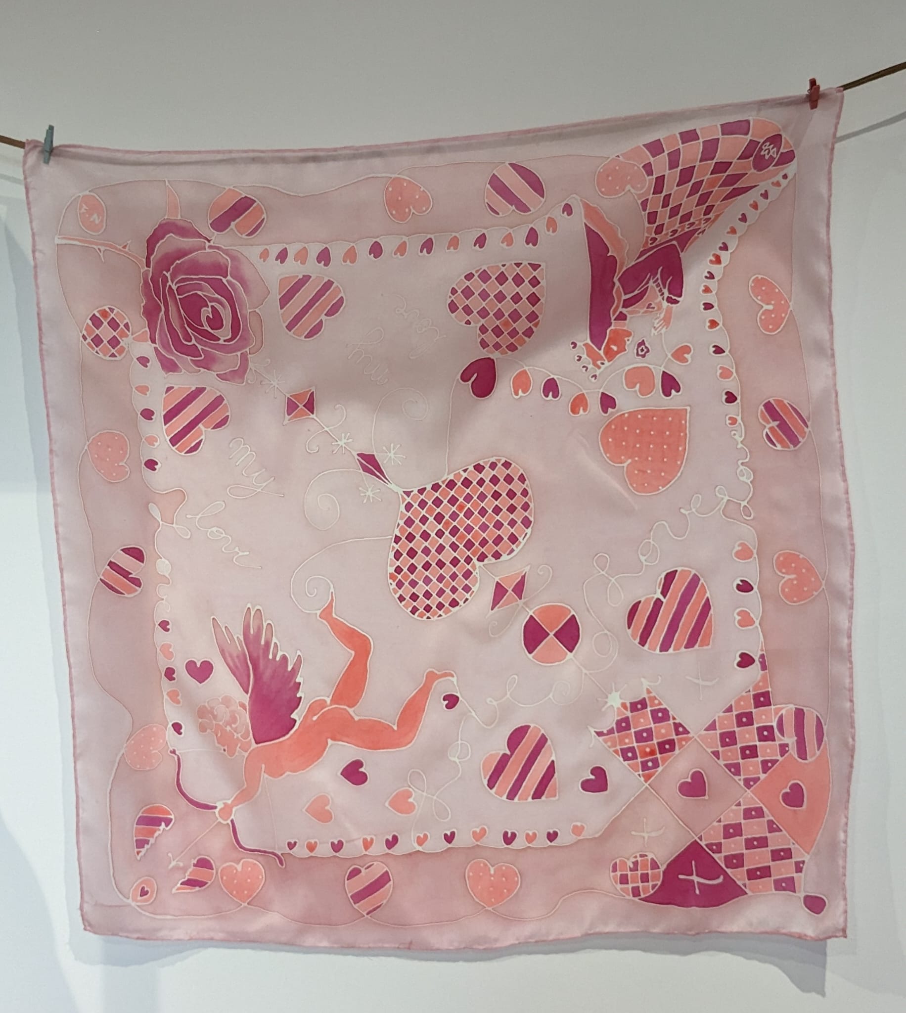 Peinture sur soie "Foulard" – Image 2