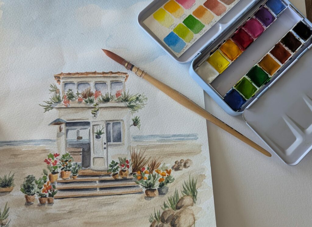 Trimestre Aquarelle - Jeudi 9h45-11h45 -10séances (sept-déc)