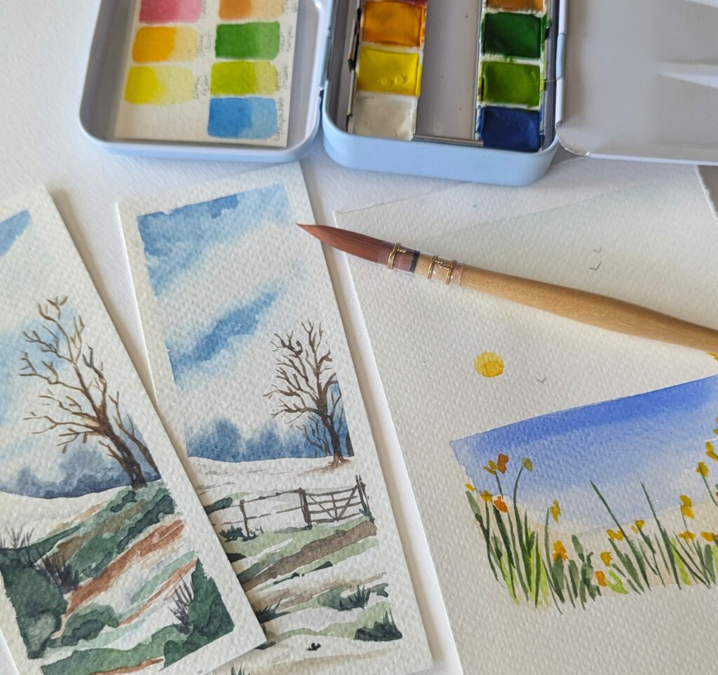 Trimestre Aquarelle - Jeudi 9h45-11h45 -10séances (sept-déc)